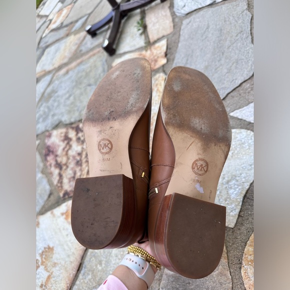 Michael Kors winter leather boots. Size 8 1/2. Color Tan - Picture 5 of 5